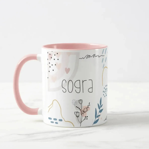 Caneca Feminina Minimalista Presente Segunda Mãe Sogra