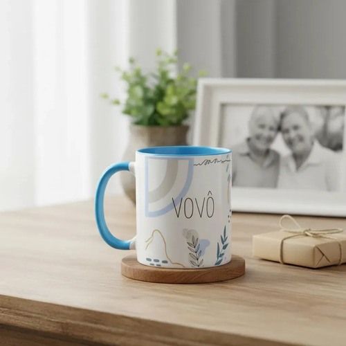 Caneca Masculina Minimalista Presente Especial Avô Vovô