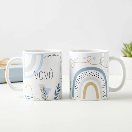Caneca Masculina Minimalista Presente Especial Vovô Avô - Família (Avô)
