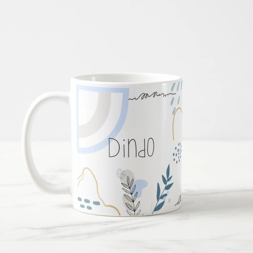 Caneca Masculina Minimalista Presente para Dindo Padrinho