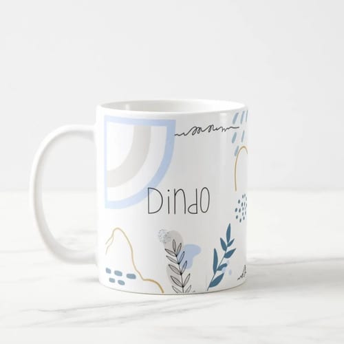 Caneca Masculina Minimalista Presente para Dindo Padrinho