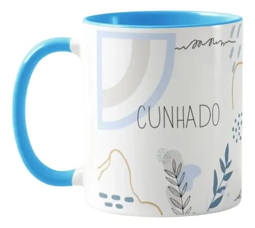 Caneca Masculina Minimalista Presente Cunhado Familia - Família (Cunhado)