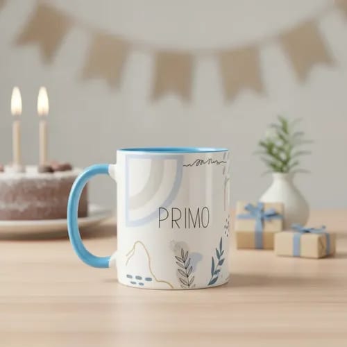 Caneca Masculina Minimalista Presente Primo Familia - Família (Primo)