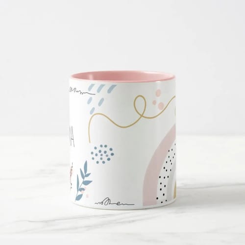 Caneca Feminina Minimalista Presente Aniversário para Prima