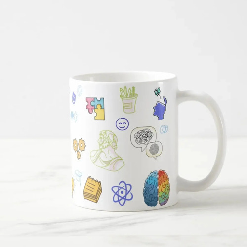 Caneca Profissão Terapeutas Presente para Psicólogos