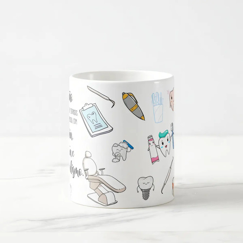 Caneca Personalizada Presente Odontologia para Dentistas