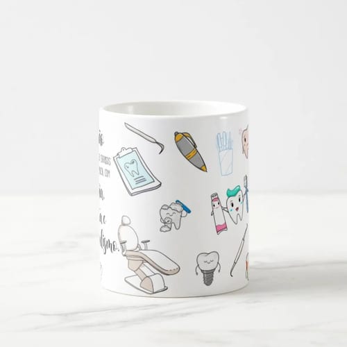 Caneca Personalizada Presente Odontologia para Dentistas