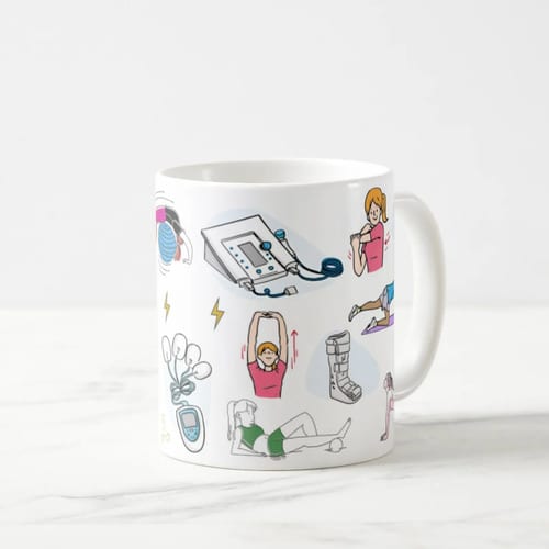 Caneca Personalizada Profissão Fisioterapia Fisioterapeutas