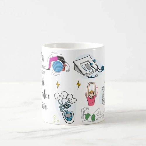 Caneca Personalizada Profissão Fisioterapia Fisioterapeutas