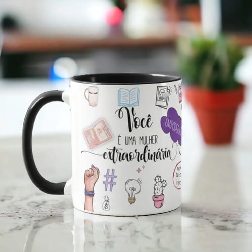Caneca Personalizada Presente Mulher Dia das Mulheres