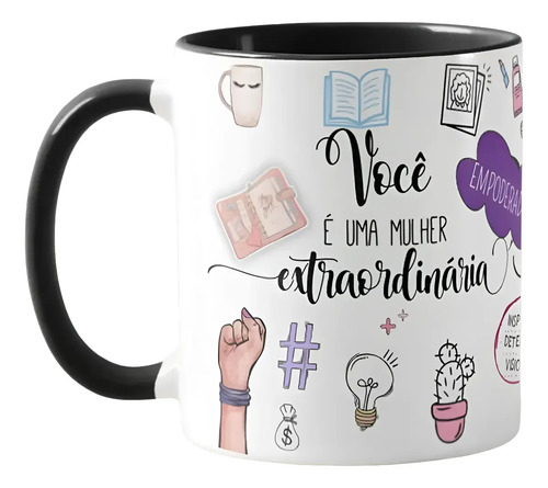 Caneca Personalizada Presente Mulher Dia das Mulheres