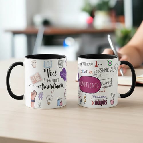 Caneca Personalizada Presente Mulher Dia das Mulheres