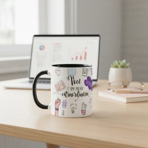 Caneca Personalizada Presente Mulher Dia das Mulheres