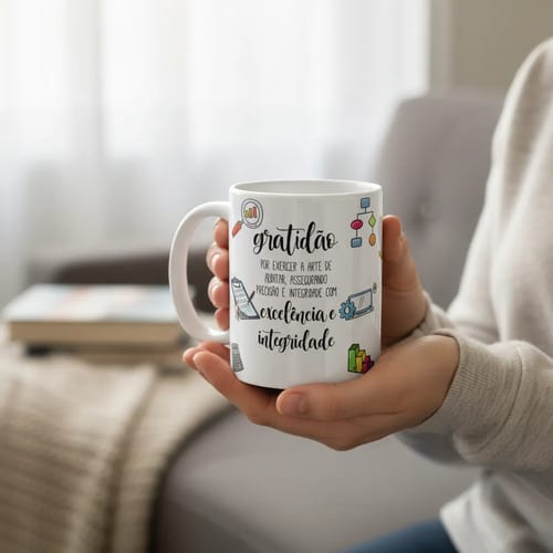 Caneca Profissão Auditor Presente Criativo Auditoria