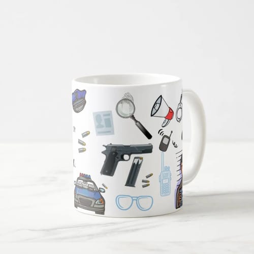 Caneca Profissão Presente Profissionais Polícia - Policial