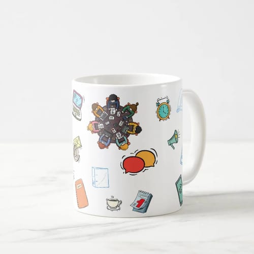 Caneca Profissão Escritório Presente Criativo de Secretária