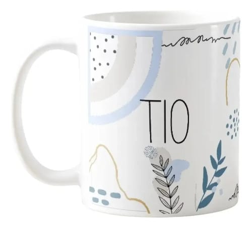 Caneca Masculina Minimalista Presente para Família Tio Titio - Família (Tio)