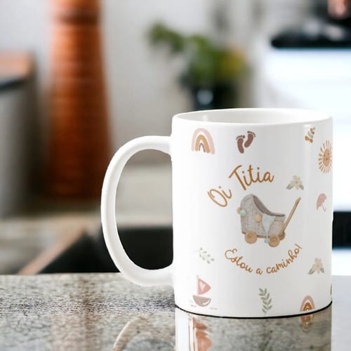 Coleção Boho Revelação Especial Oi Estou a Caminho Titia