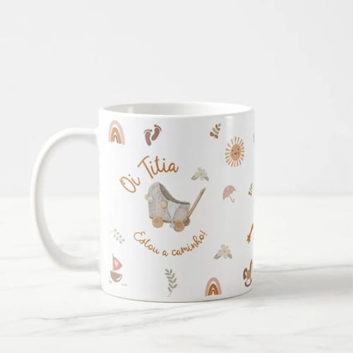 Coleção Boho Revelação Especial Oi Estou a Caminho Titia