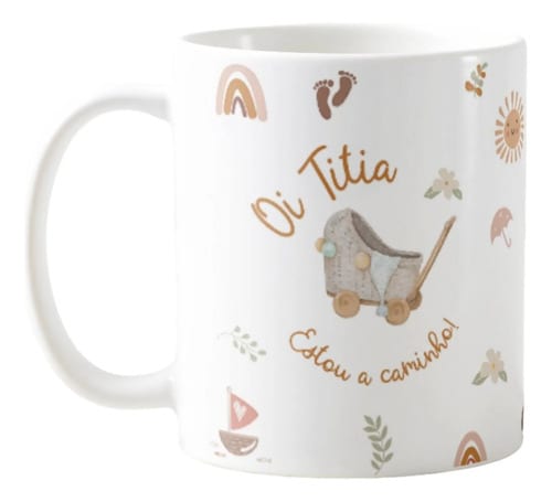 Coleção Boho Revelação Especial Oi Estou a Caminho Titia