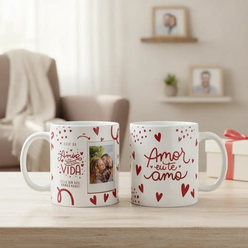 Caneca Personalizada Dia Dos Namorados Eu Te Amo - Outros (Casal)