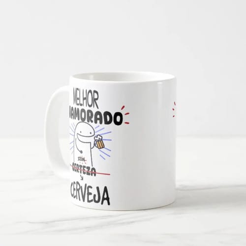 Caneca Personalizada Divertida Melhor Namorado com Cerveja