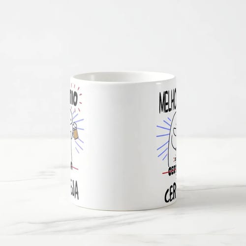 Caneca Personalizada Divertida Melhor Tio Amigo com Cerveja