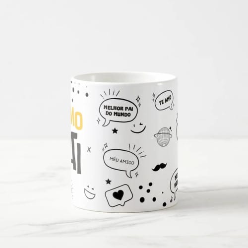 Caneca Personalizada Papai Presente Especial Pai Te Amo