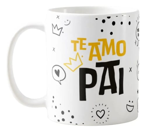 Caneca Personalizada Papai Presente Especial Pai Te Amo