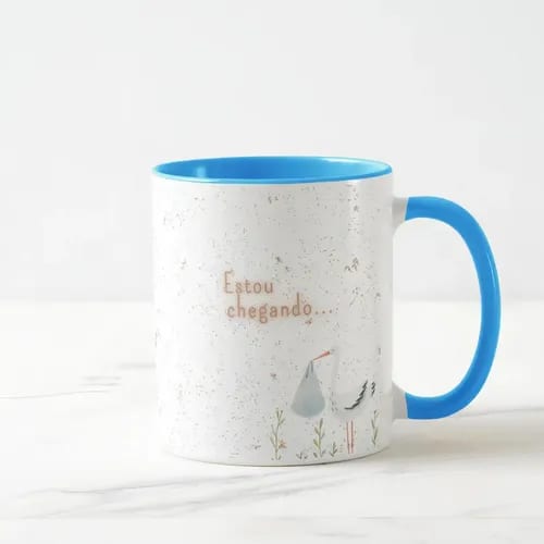 Caneca Personalizada Anúncio De Gravidez Uso Exclusivo Dindo