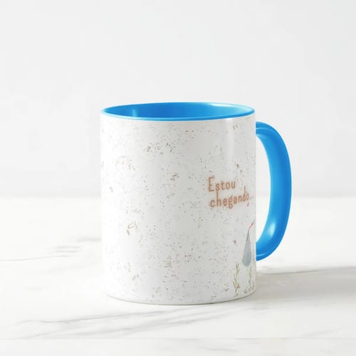 Caneca Personalizada Anúncio De Gravidez Uso Exclusivo Dindo