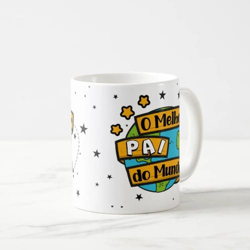 Caneca Dia dos Pais Presente Especial Melhor Pai do Mundo