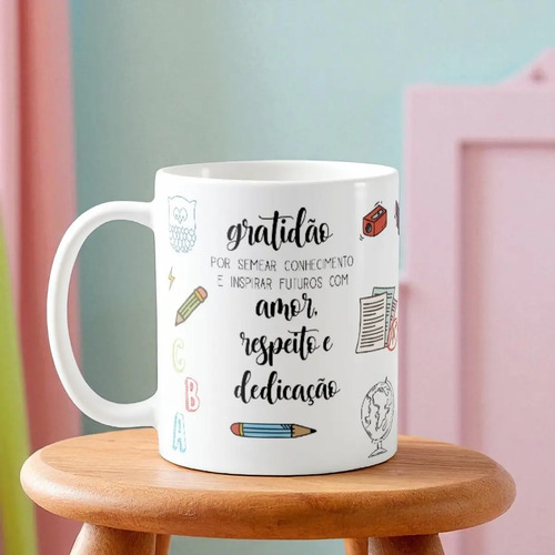 Caneca Personalizada Professores: Presente Edição Dia dos Professores
