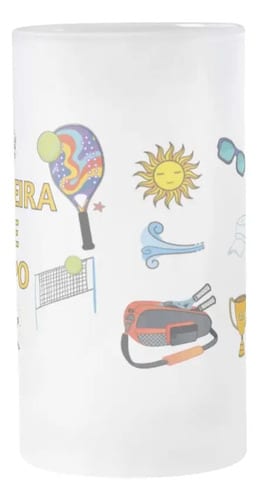 Copo de Cerveja Presente Criativo Amiga Parceira Beachtennis