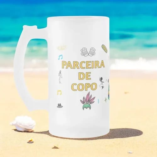 Copo de Cerveja Presente Criativo Amiga Parceira Samba