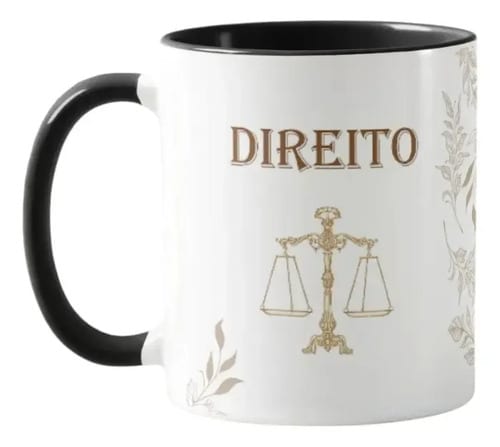 Caneca Direito Presente Personalizado Profissão Formatura