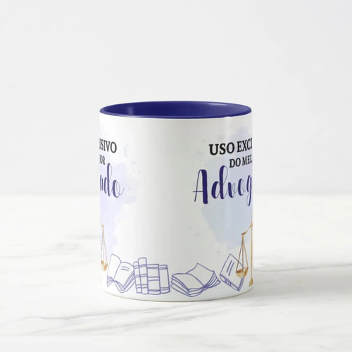 Caneca Direito Presente Profissão Melhor Advogado Especial