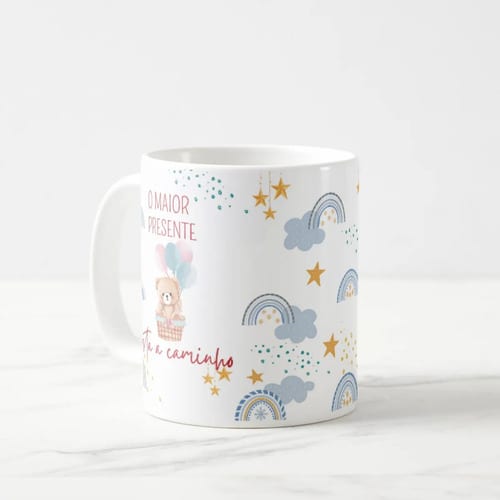 Caneca Personalizada Gravidez Surpresa Familia e Amigos