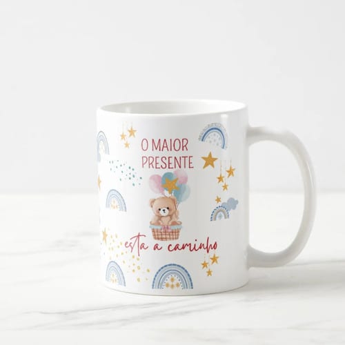 Caneca Personalizada Gravidez Surpresa Familia e Amigos