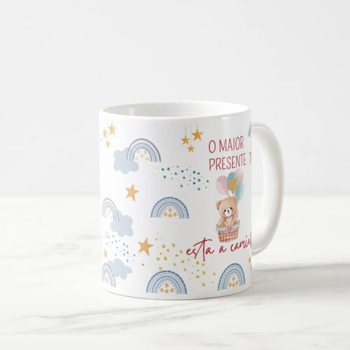 Caneca Personalizada Gravidez Surpresa Familia e Amigos