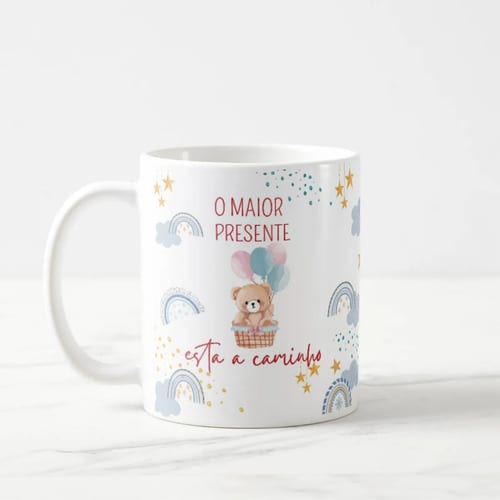 Caneca Personalizada Gravidez Surpresa Familia e Amigos - Anúncio de Gravidez (Família/Geral)