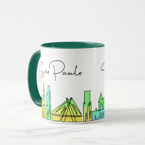 Caneca Personalizada Estado de São Paulo Presente Criativo