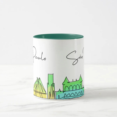 Caneca Personalizada Estado de São Paulo Presente Criativo