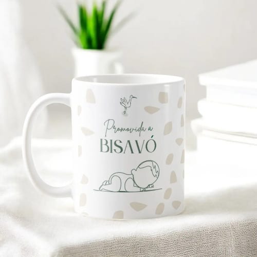 Caneca Pronta Entrega Revelação de Gravidez Bisavó Presente Avó 🤰
