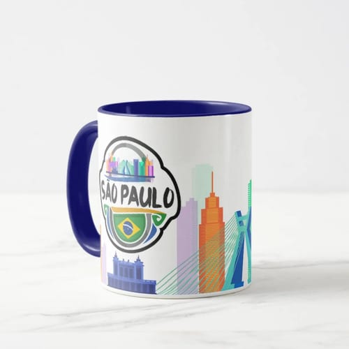 Caneca Personalizada Estado de São Paulo Presente Viagem
