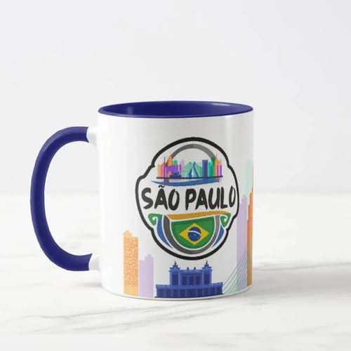 Caneca Personalizada Estado de São Paulo Presente Viagem