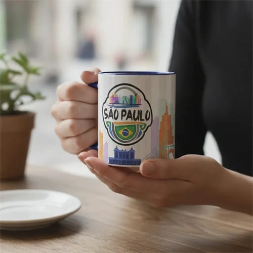 Caneca Personalizada Estado de São Paulo Presente Viagem