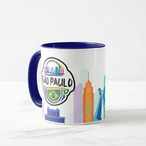 Caneca Personalizada Estado de São Paulo Presente Viagem