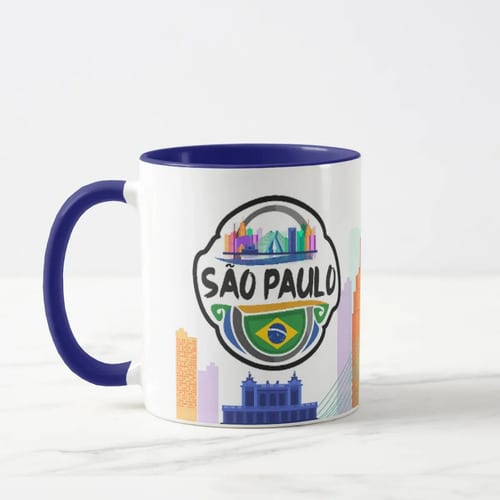 Caneca Personalizada Estado de São Paulo Presente Viagem
