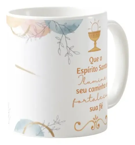 Caneca Cerâmica Crismando 325ml Presente Crisma Católica